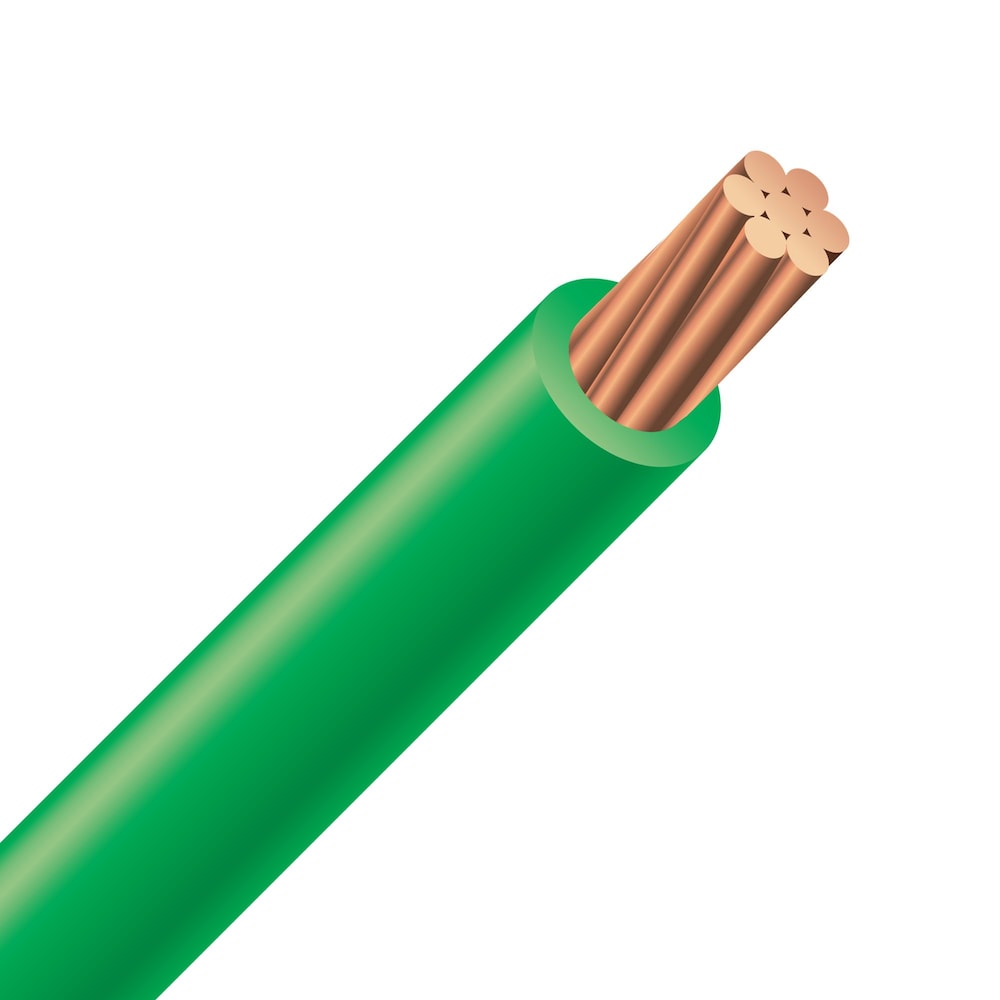 8/7 RW90 SimPull Electrical Wire - Green (Cut By The Metre)