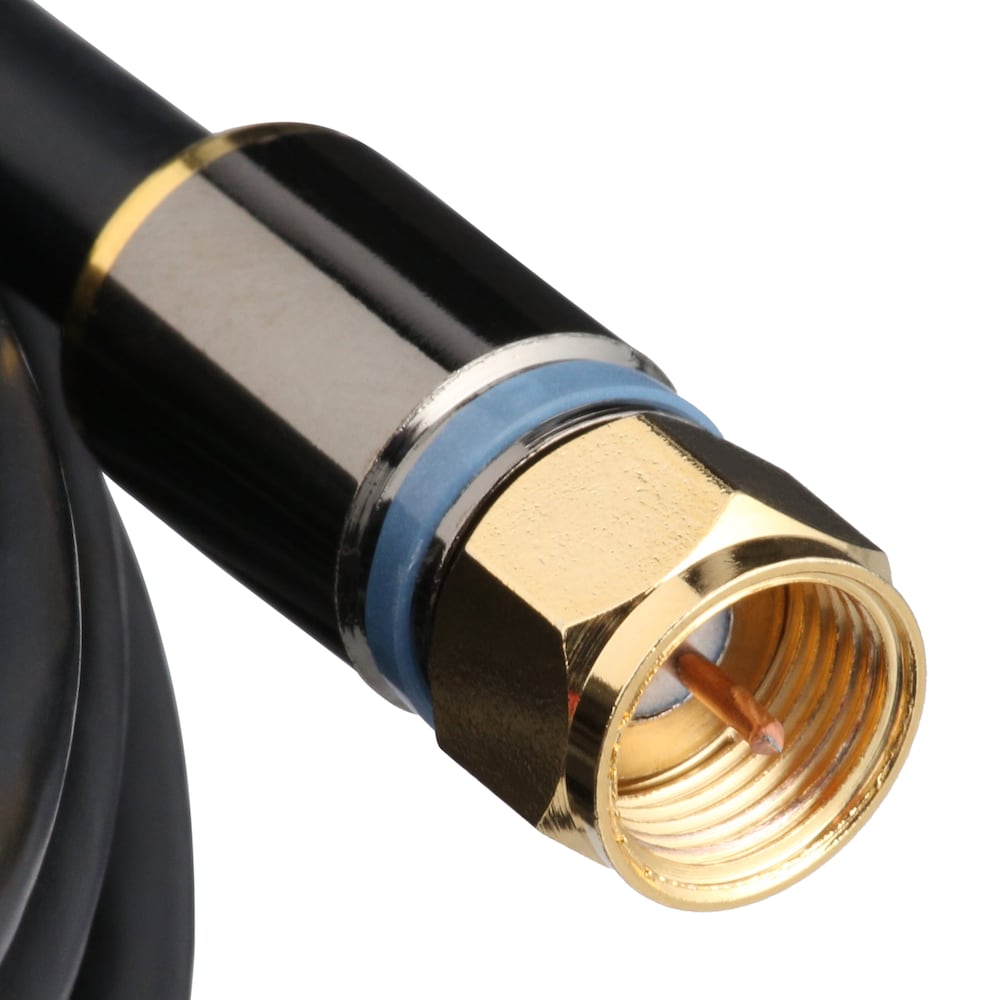 15 ft. RG-6 White Coaxial Cable