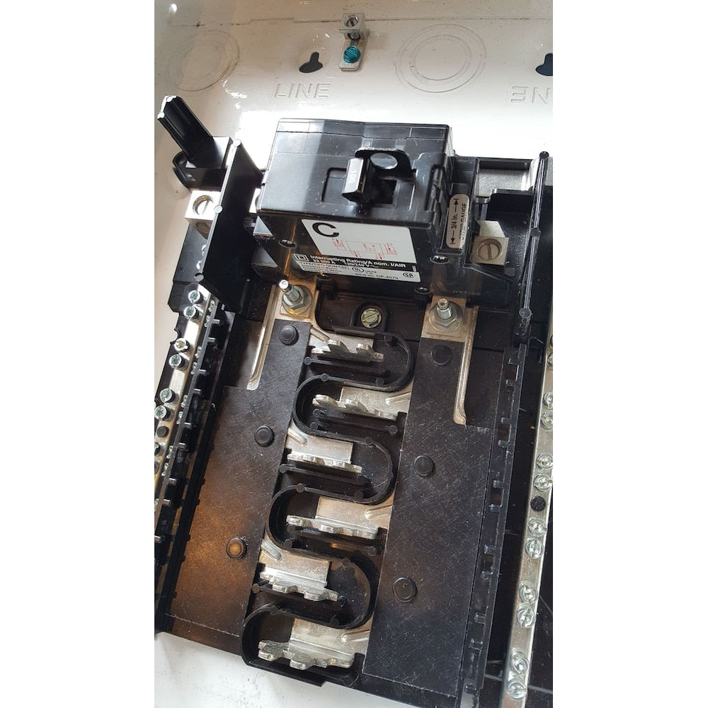 100 Amp, 24 Circuits Maximum Homeline Retrofit Panel Package with Breakers