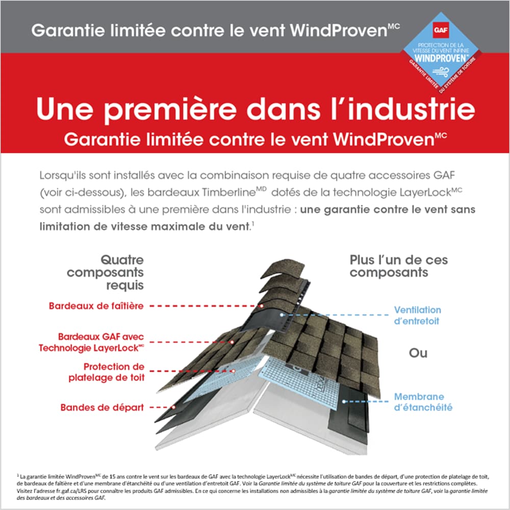 Bardeaux laminés haute définition Timberline HDZ Barkwood (33,3 pi2 par paquet) (21 pièces)