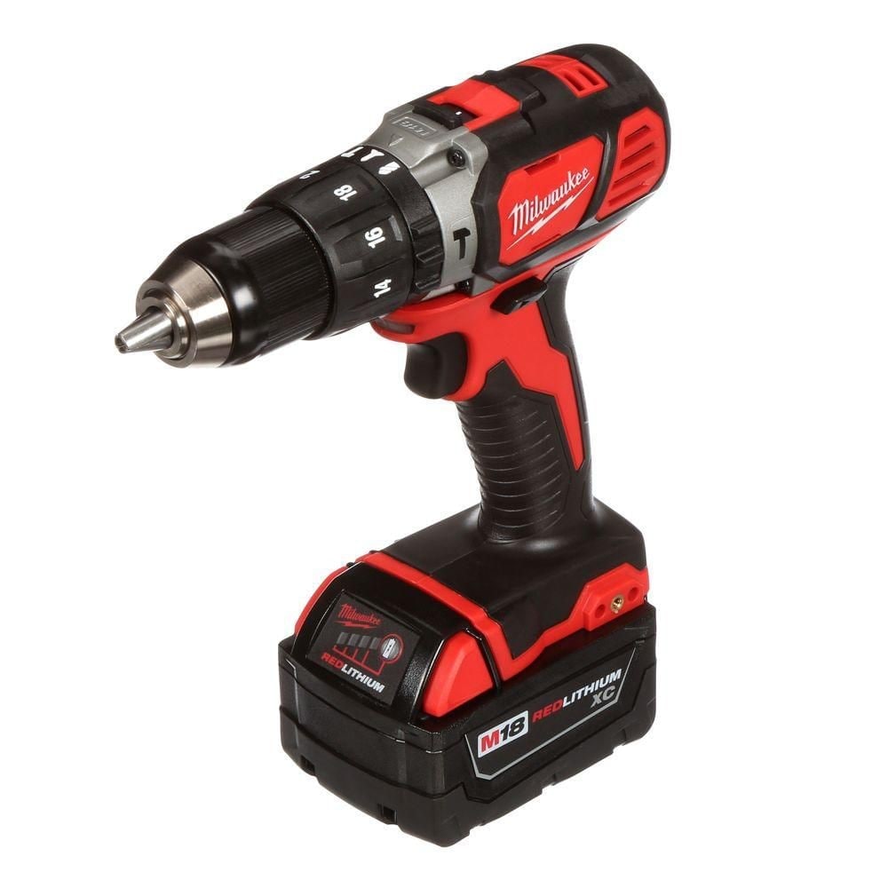 M18 18V Lithium-Ion Cordless Combo Tool Kit (4-Tool) with (2) 3.0Ah Batteries, Charger, Tool Bag