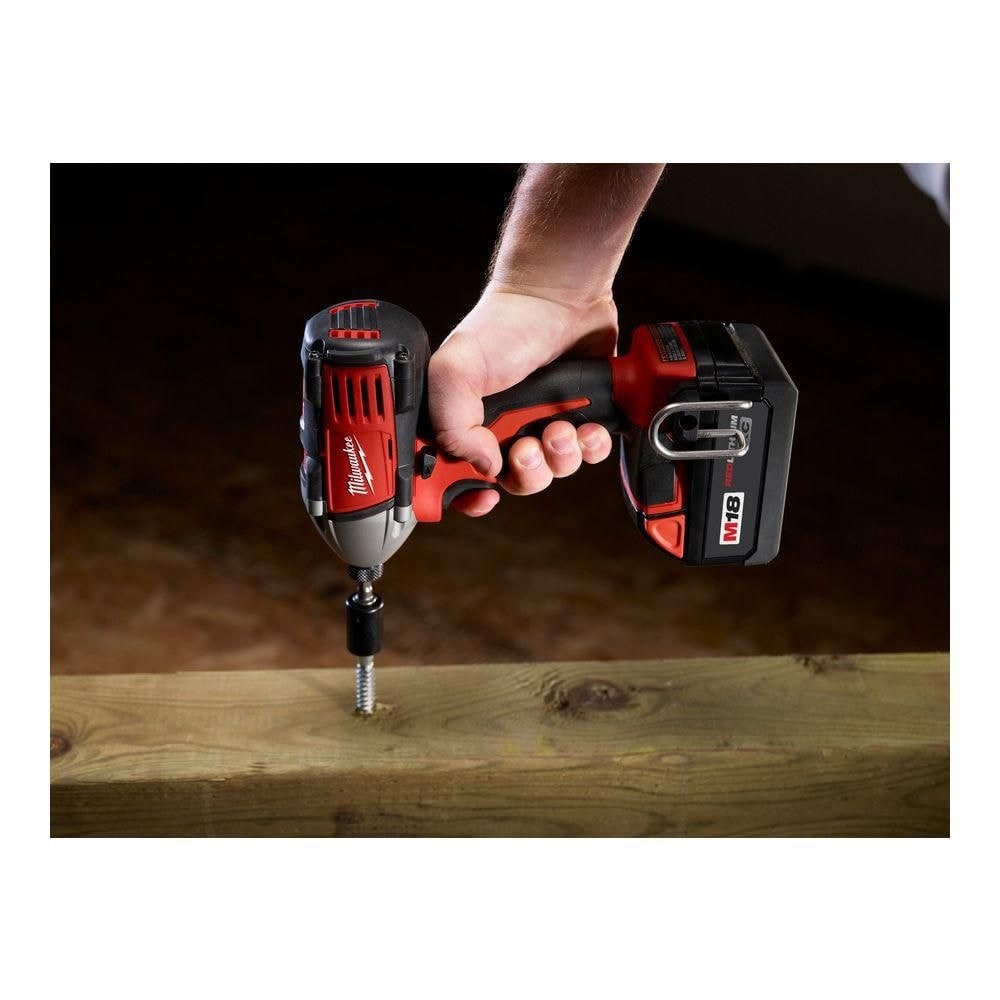M18 18V Lithium-Ion Cordless Combo Tool Kit (4-Tool) with (2) 3.0Ah Batteries, Charger, Tool Bag
