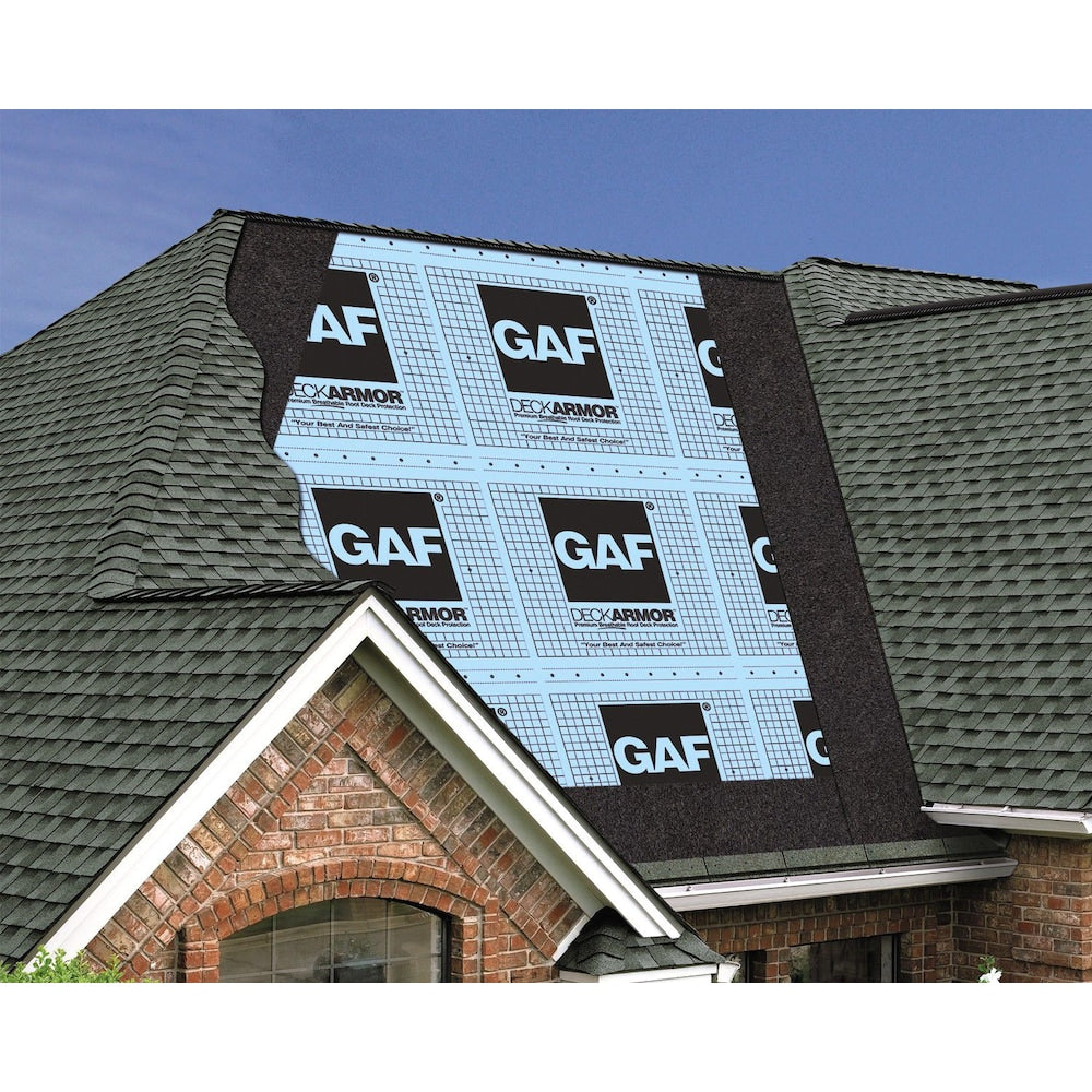 Deck-Armor Rouleau de sous-couche de toiture synthétique respirante de qualité supérieure, 400 pieds carrés