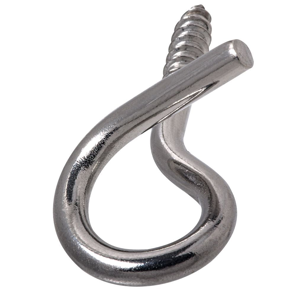 Cintres en acier inoxydable pour extérieur Hangman Curly Q - 12 pièces