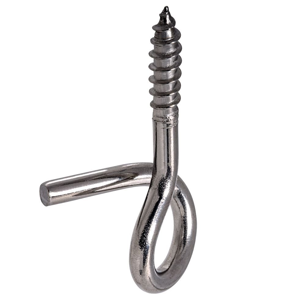 Cintres en acier inoxydable pour extérieur Hangman Curly Q - 12 pièces