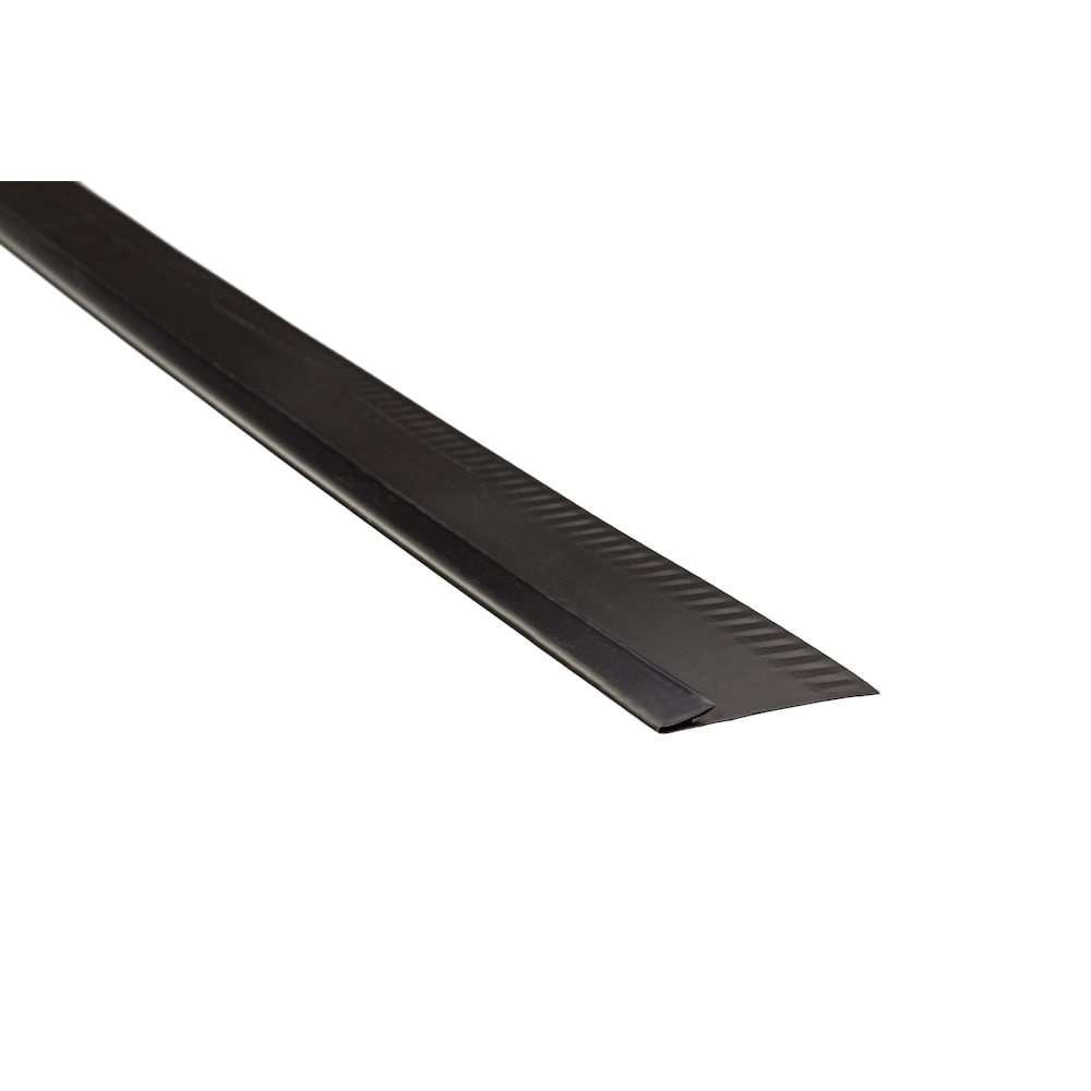 Garniture de seuil en aluminium noir de 10 pi L x 2 po l x 2 po H