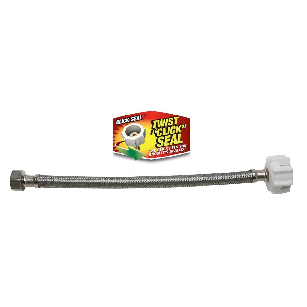 Raccord de toilette Click Seal 3/8 po x 1/2 po x 20 po