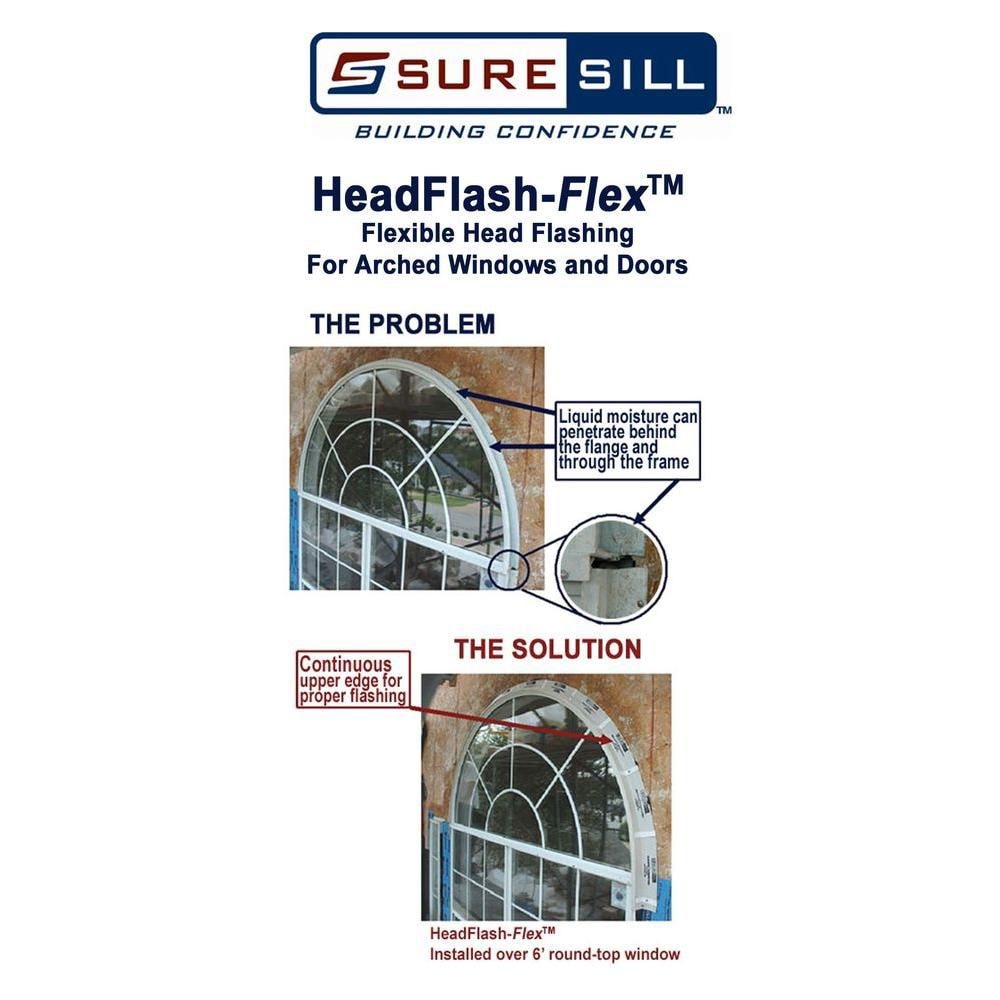Solin de fenêtre HeadFlash Flex 1 3/8 po x 60 po