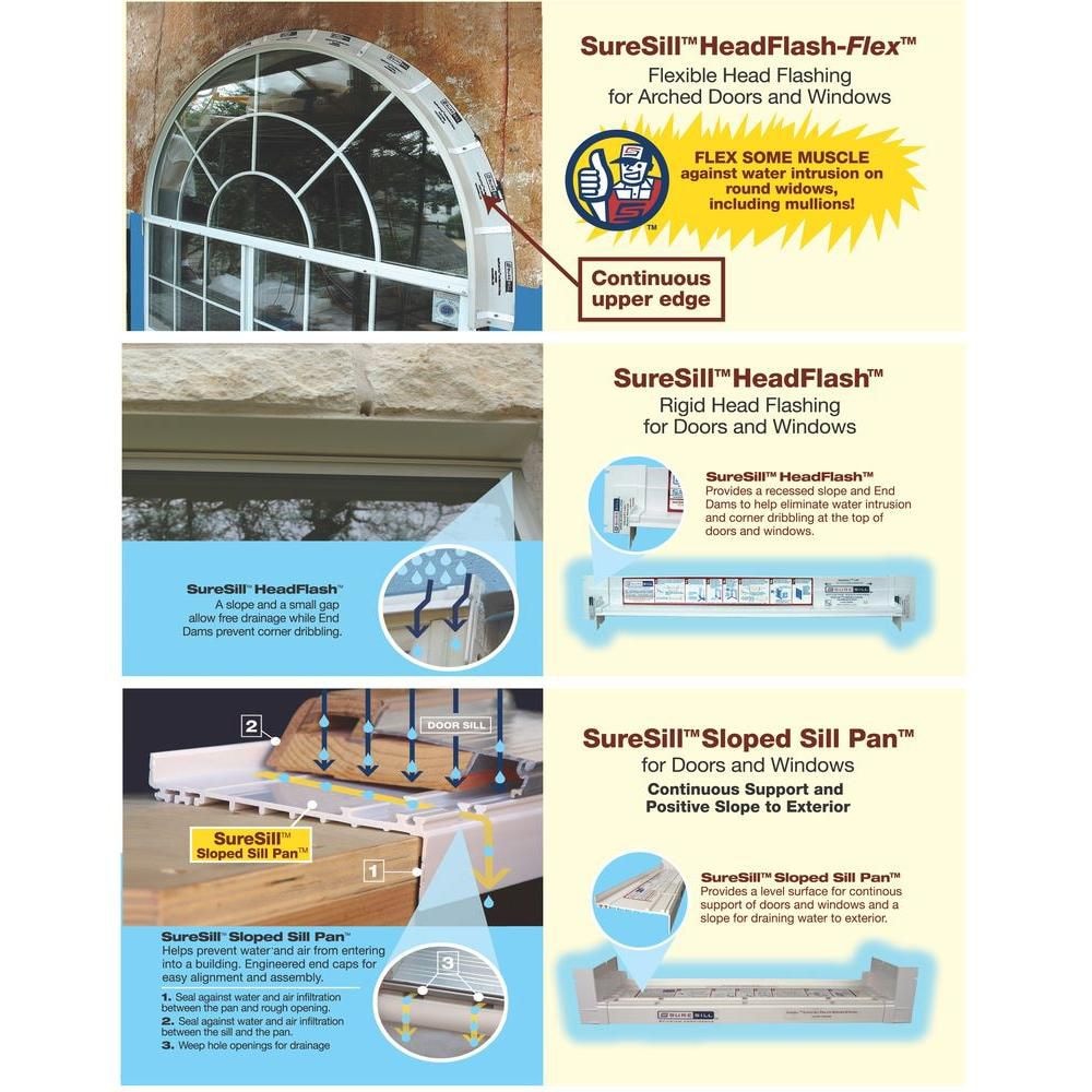 HeadFlash Flex 7/8-inch x 60-inch Window Flashing