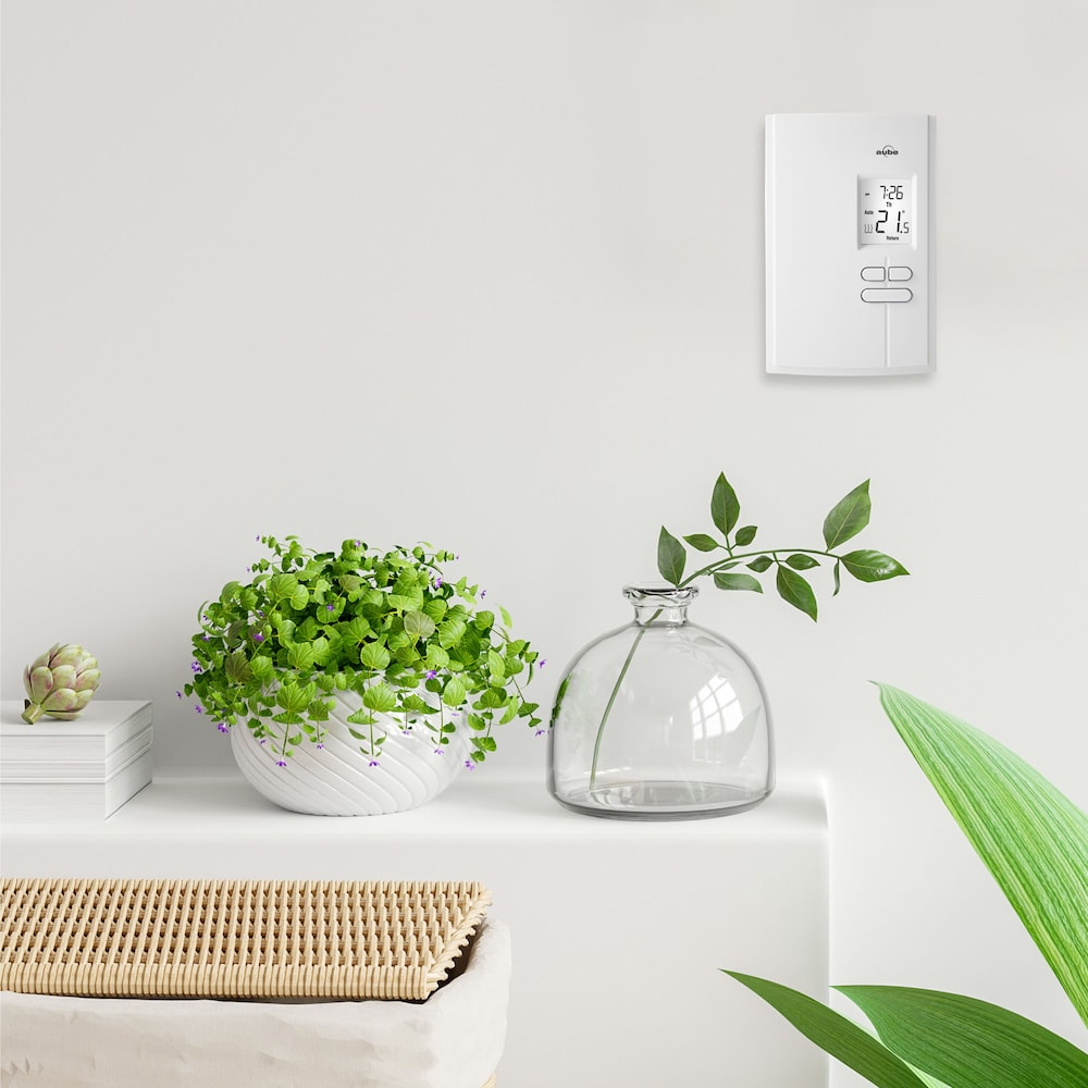 Thermostat de chauffage électrique programmable économique de 5 à 2 jours pour plinthes