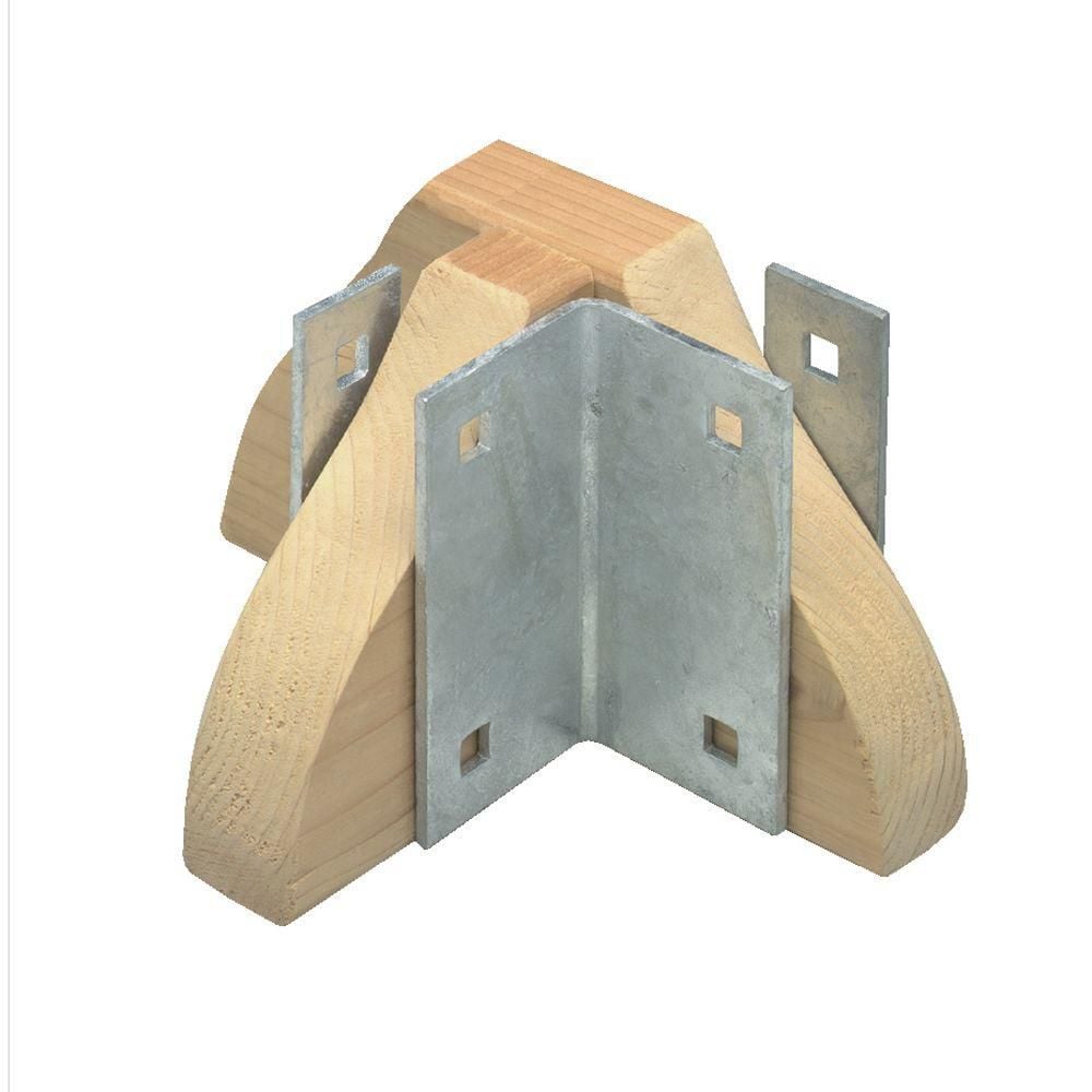 Support d'angle pour solive de quai de qualité commerciale avec finition galvanisée de qualité marine