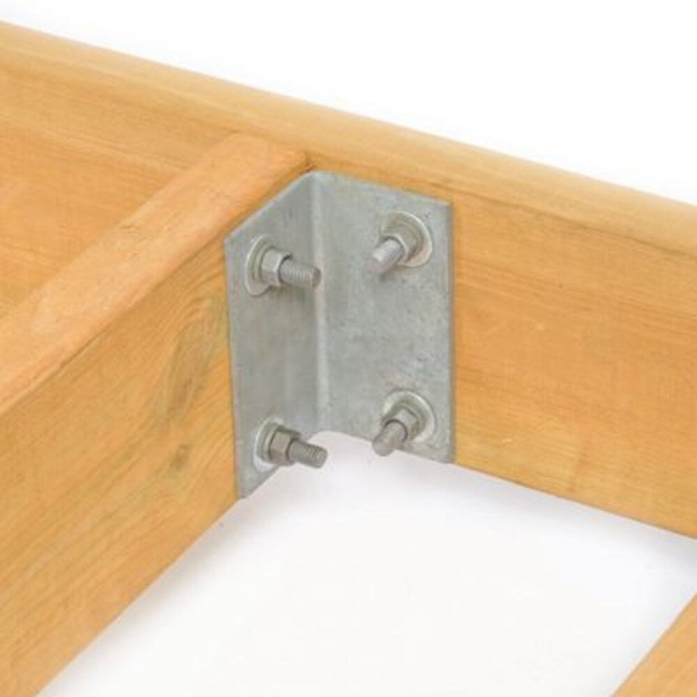 Support d'angle pour solive de quai de qualité commerciale avec finition galvanisée de qualité marine