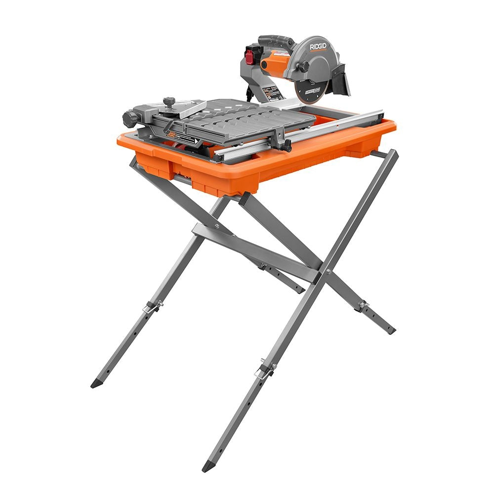 9-Amp 7-inch Portable Wet Tile Saw with Stand