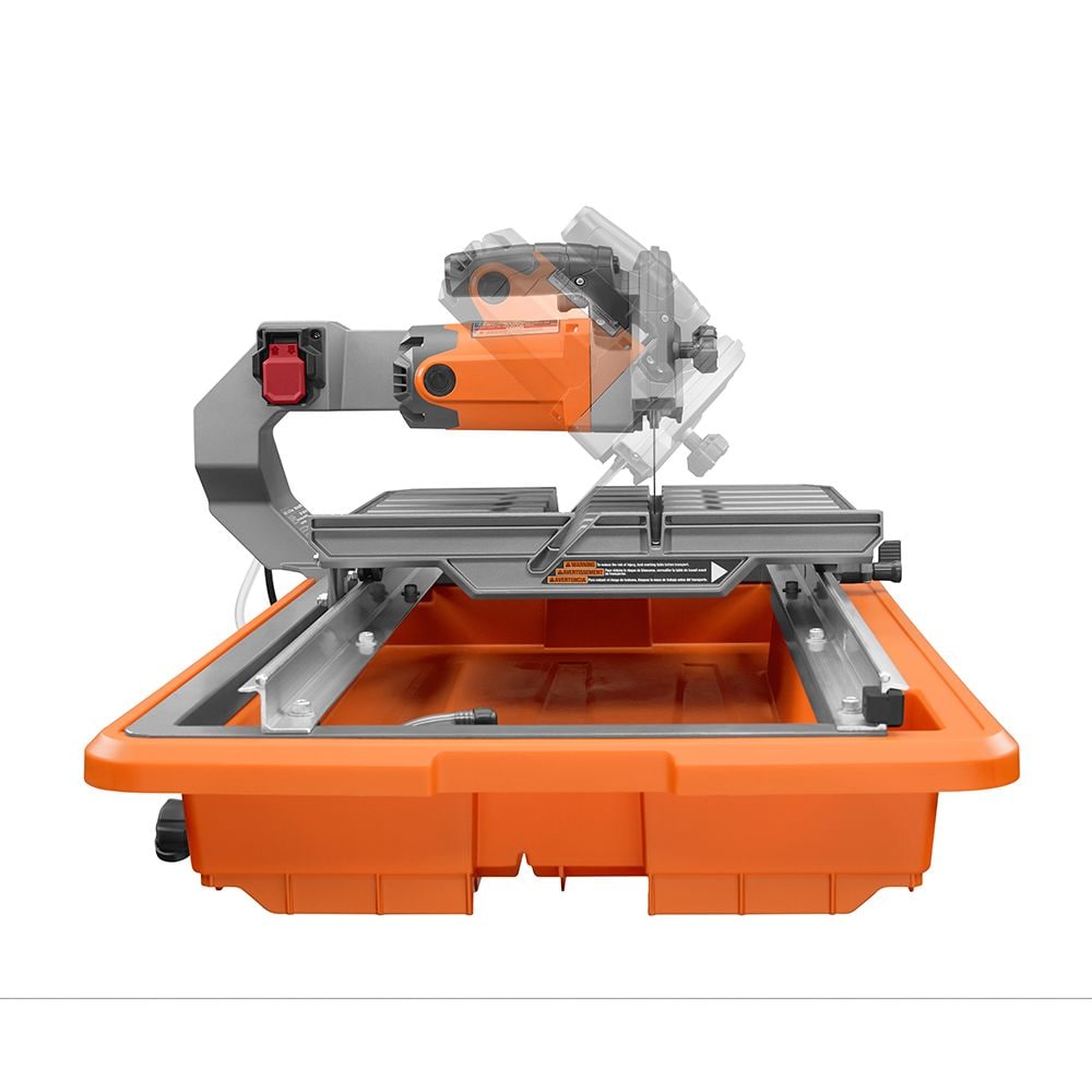 9-Amp 7-inch Portable Wet Tile Saw with Stand
