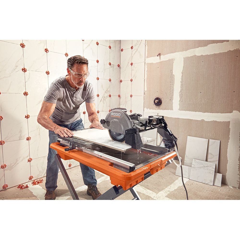 9-Amp 7-inch Portable Wet Tile Saw with Stand