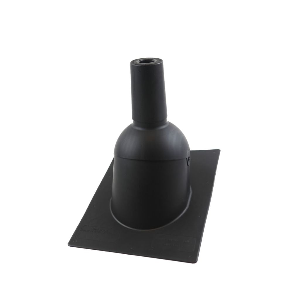 1.5 inch Black new roof/re-roof vent pipe flashing