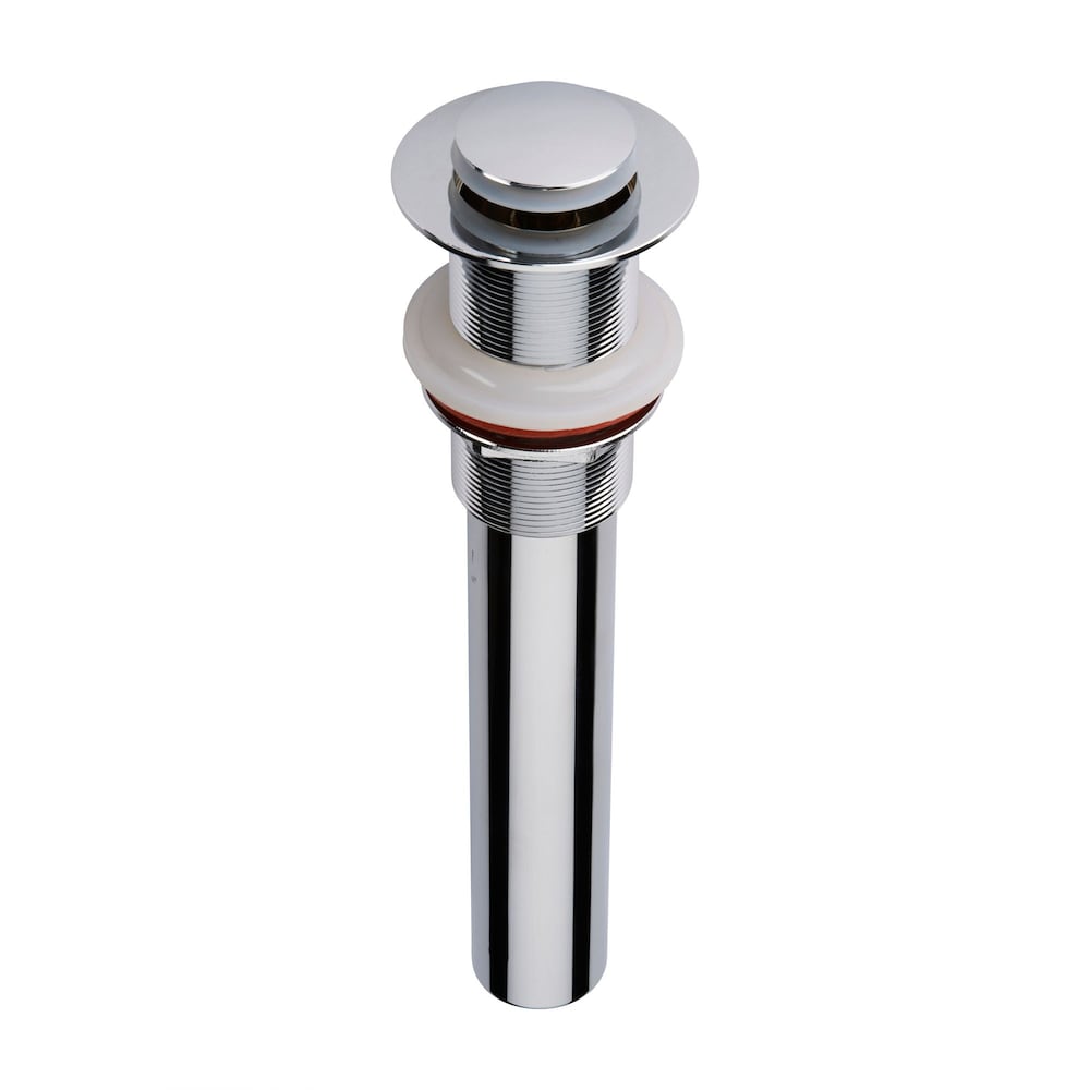 Pop-Up Drain without Overflow - Chrome