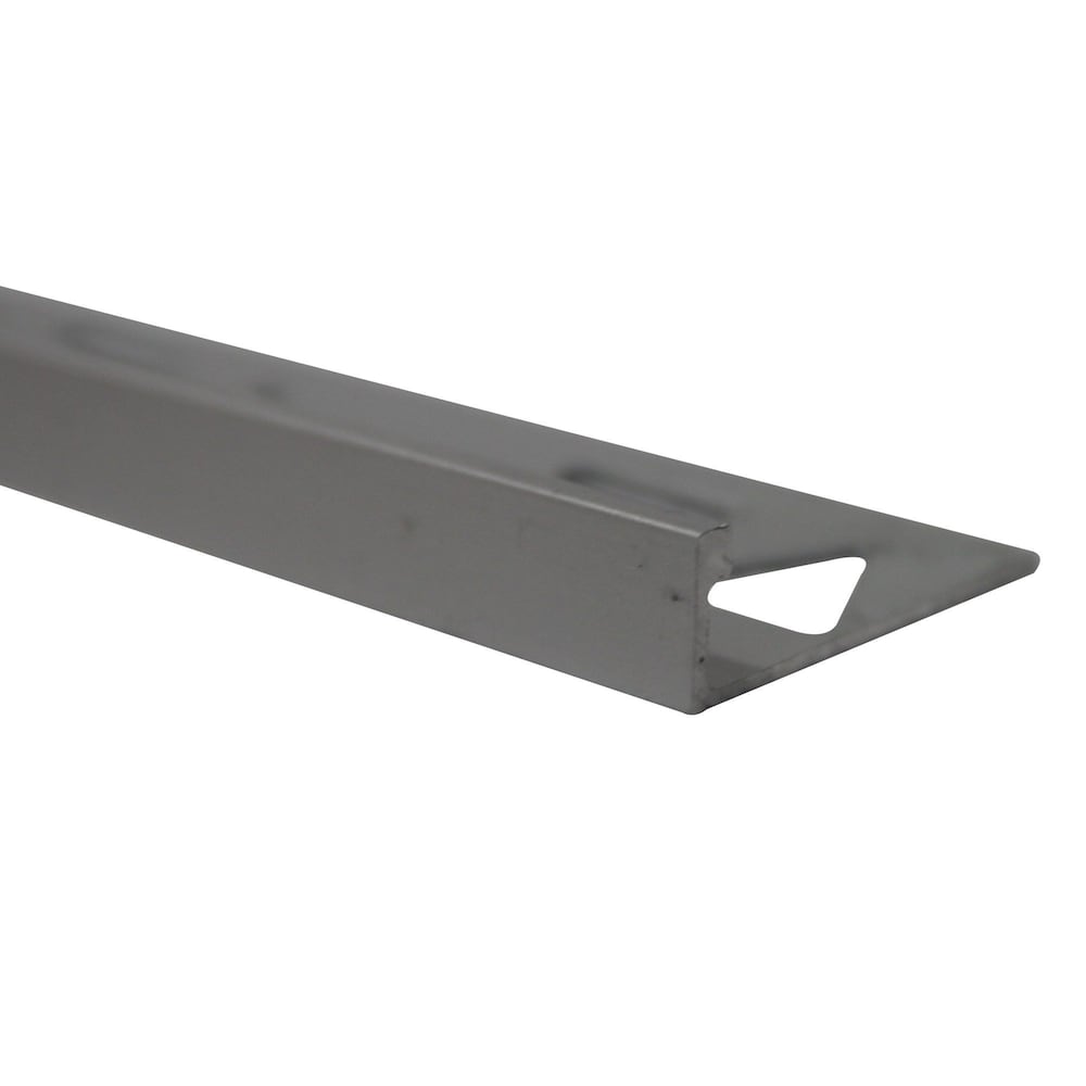 Bordure de carrelage de 5/16 po (8 mm) – 8 pi – Transparent satiné – 10 pièces.