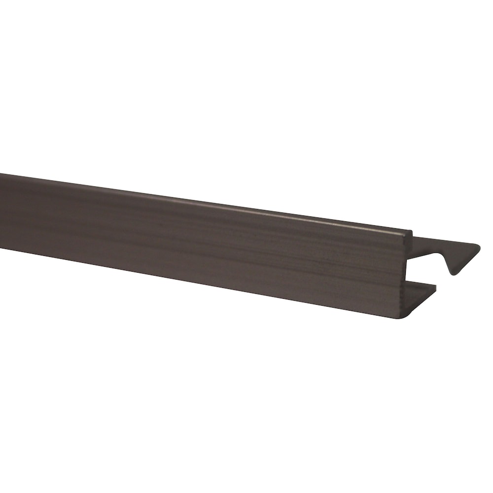 Bordure de carrelage en aluminium 3/8 po (10 mm) - 8 pieds - Champagne - (paquet de 10)