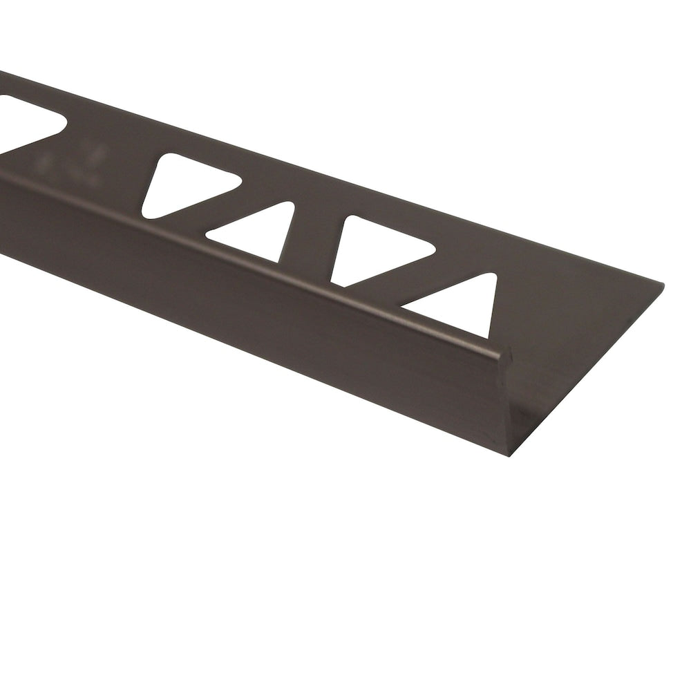 Bordure de carrelage en aluminium 1/2 pouce (12 mm) - 8 pieds - Champagne - (paquet de 10)