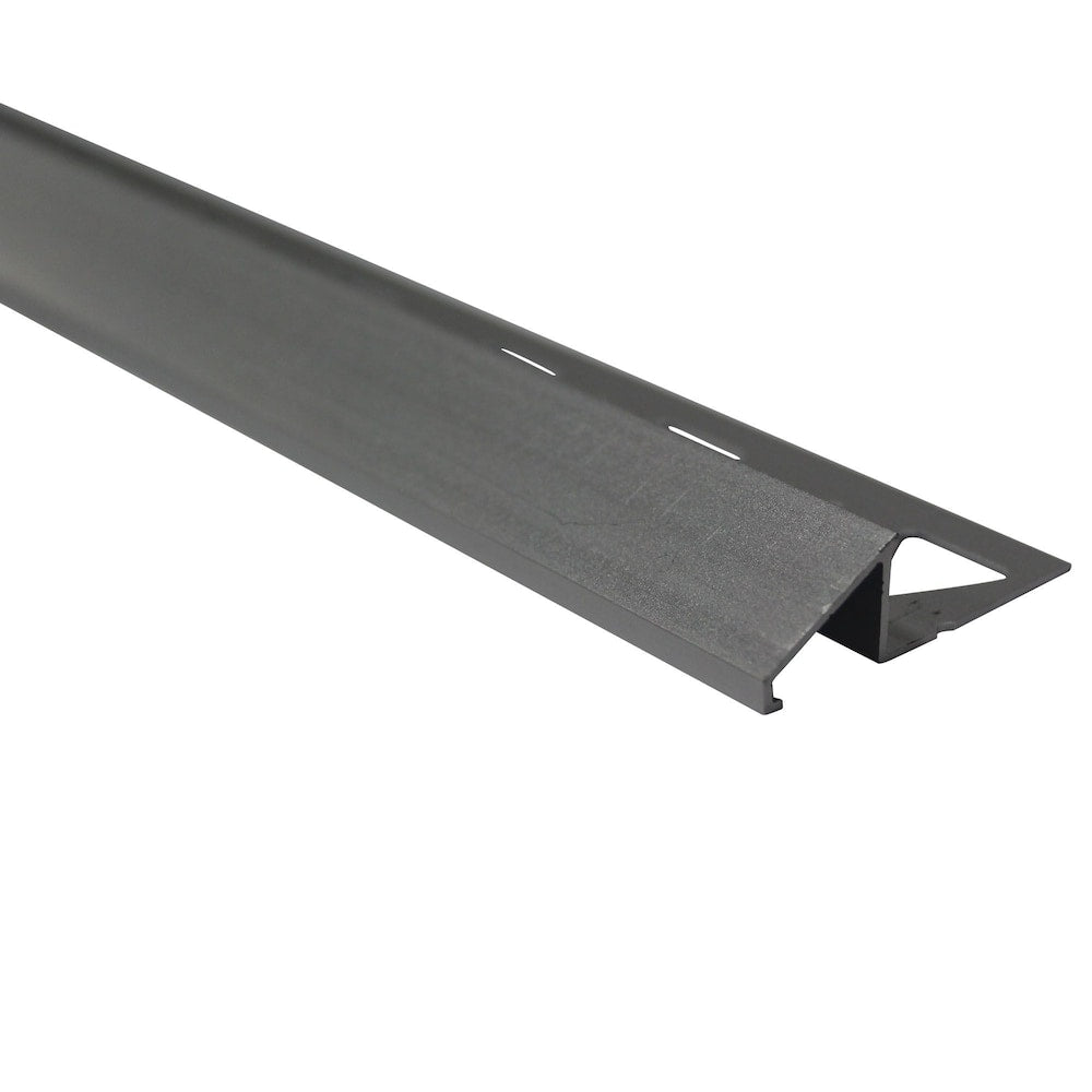 1/2 inch (12Mm) Tile Reducer - 8Ft - Satn Clear - 10 Pcs.