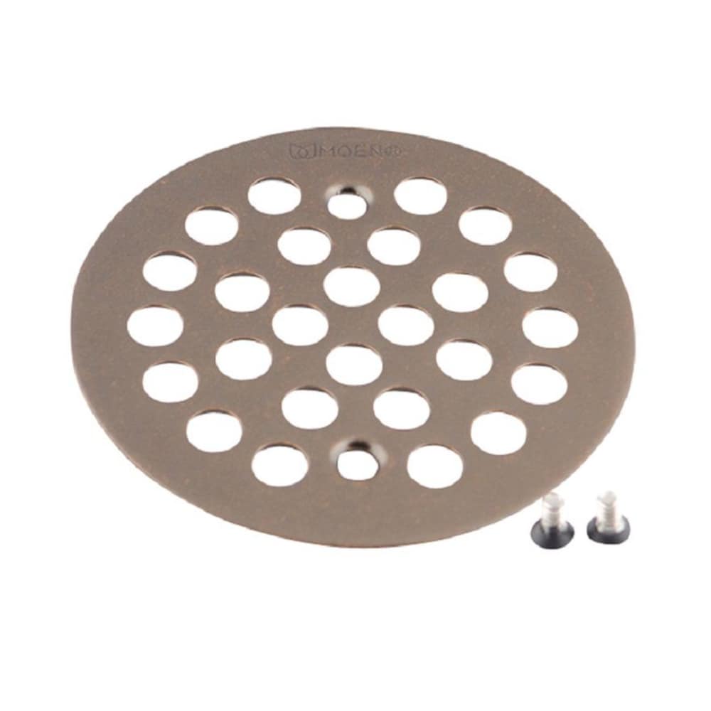 Couvercle de drain de baignoire et de douche de 4-1/4 pouces pour ouverture de 2-5/8 pouces en bronze huilé