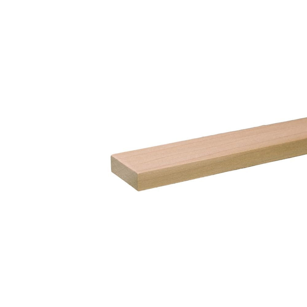 1/2-inch x 2-inch x 4 Feet Poplar Hardwood Hobby Board S4S