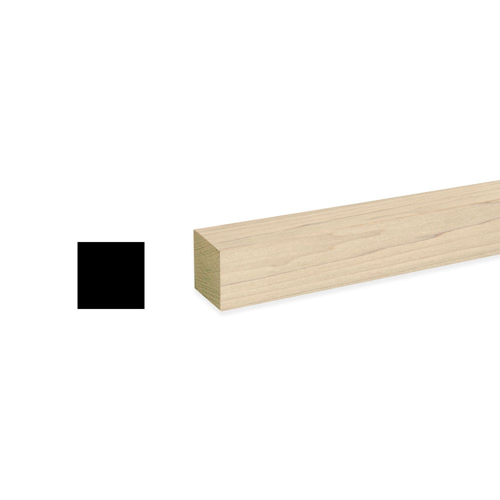 2-inch x 2-inch x 3 Feet Poplar Hardwood Hobby Board S4S