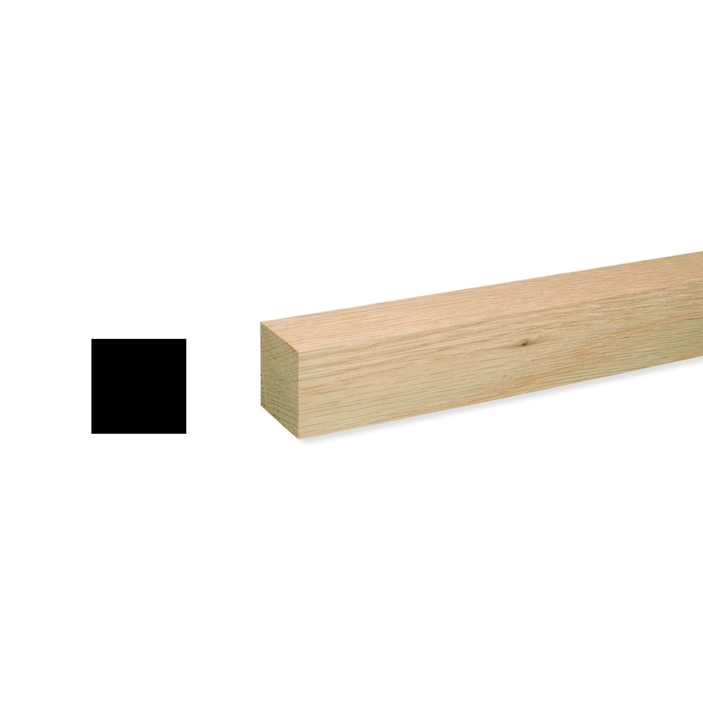 2-inch x 2-inch x 3 Feet Oak Hardwood Hobby Board S4S
