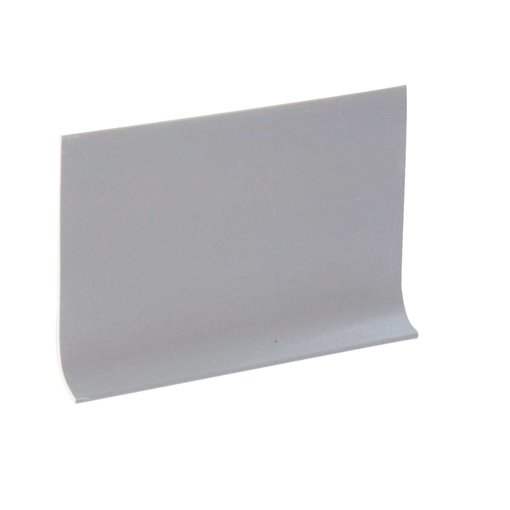 4 inch Rubber Wall Base- 100Ft Rolls - Grey