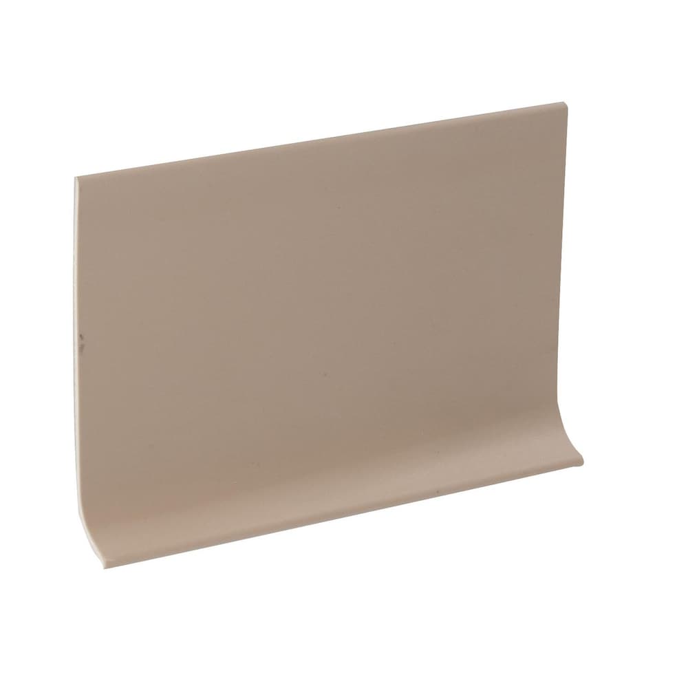 Plinthe murale en caoutchouc de 4 pouces - Rouleaux de 100 pieds - Mastic