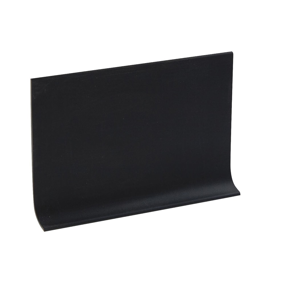 4 inch Rubber Wall Base- 100Ft Rolls - Black