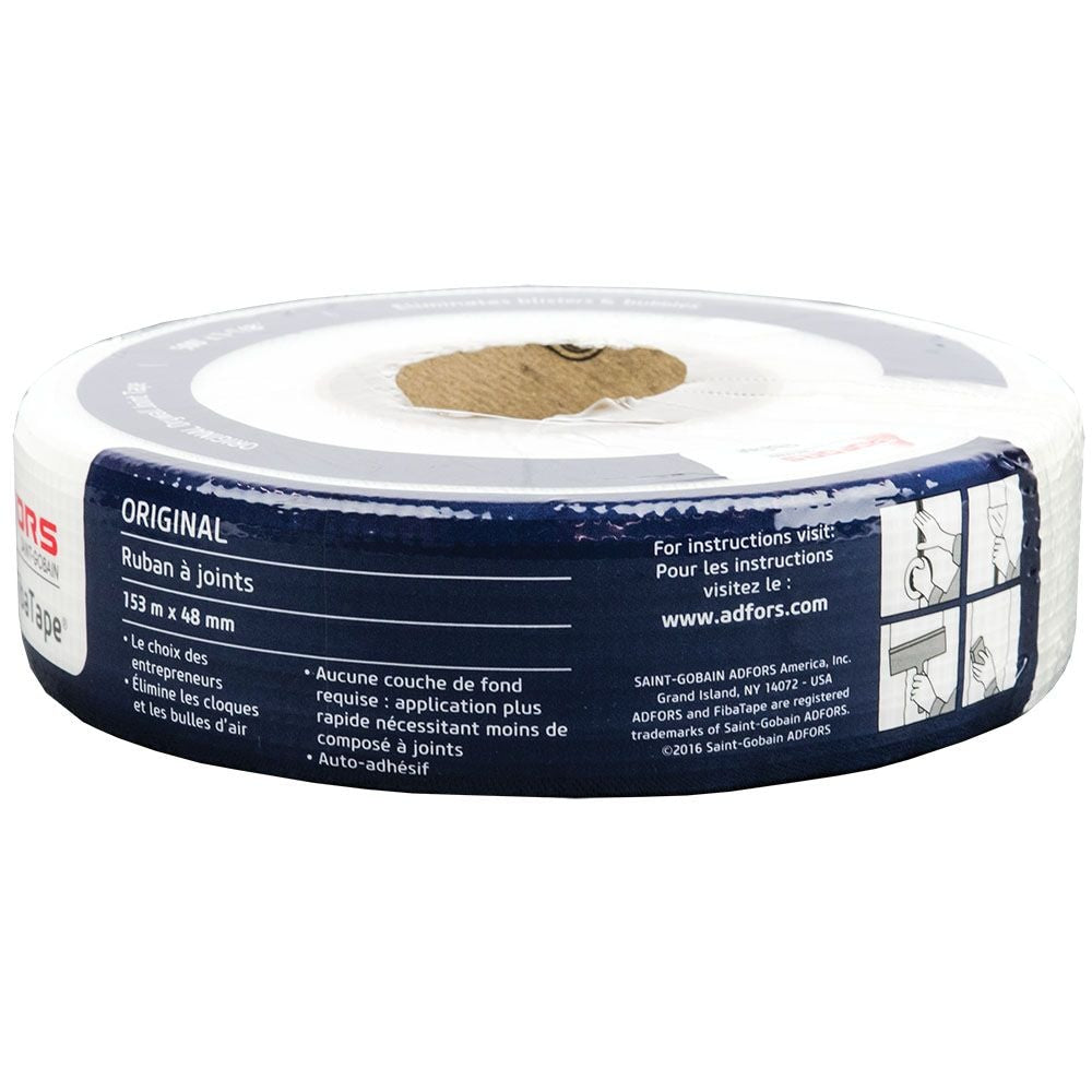 FibaTape 1 7/8-inch x 500 ft. Self-Adhesive Mesh Drywall Joint Tape in White