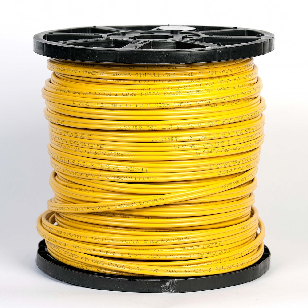 12/2 NMD90 150M Romex SIMpull Electrical Wire - Yellow