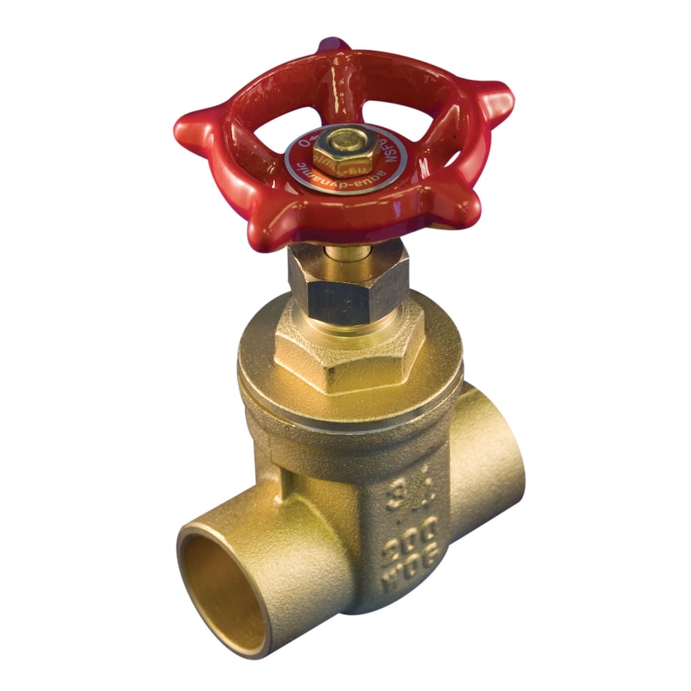 Gate Valve 1/2 Inch Brass Solder Lead Free