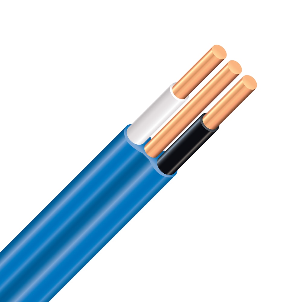 14/2 NMD90 30M Romex SIMpull Electrical Wire - Blue