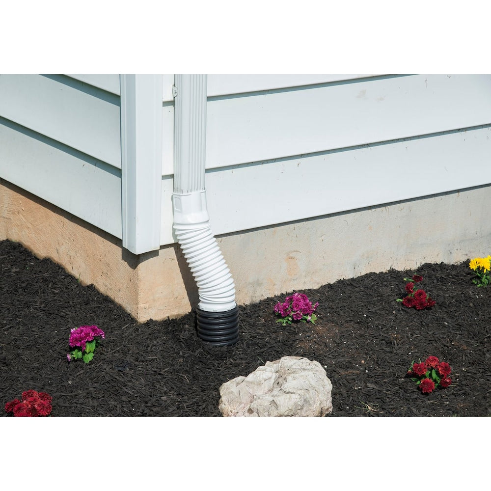 Downspout Adapter 2-In x 3-Inch White