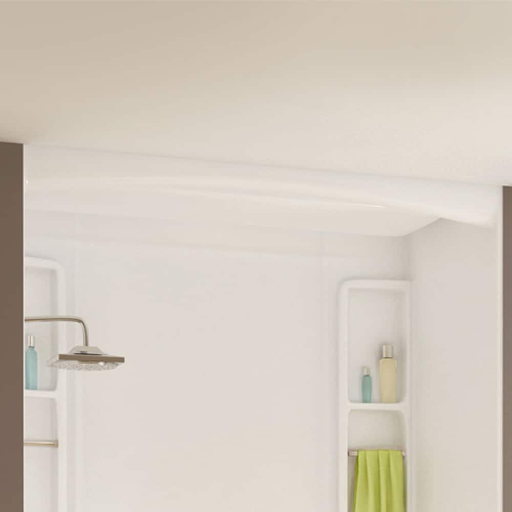 Alaska Acylic Tub Roof Cap 34.5L x 62W x 4H in White