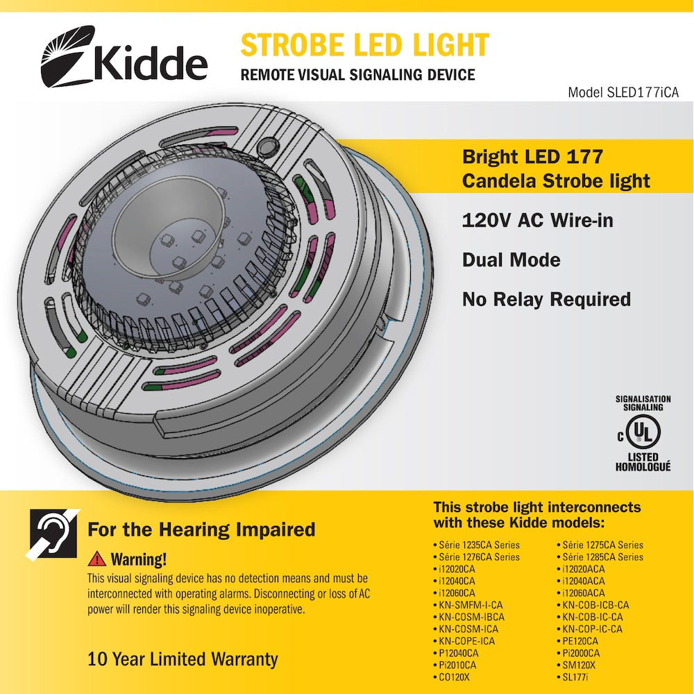 Hardwire Interconnected Strobe Light