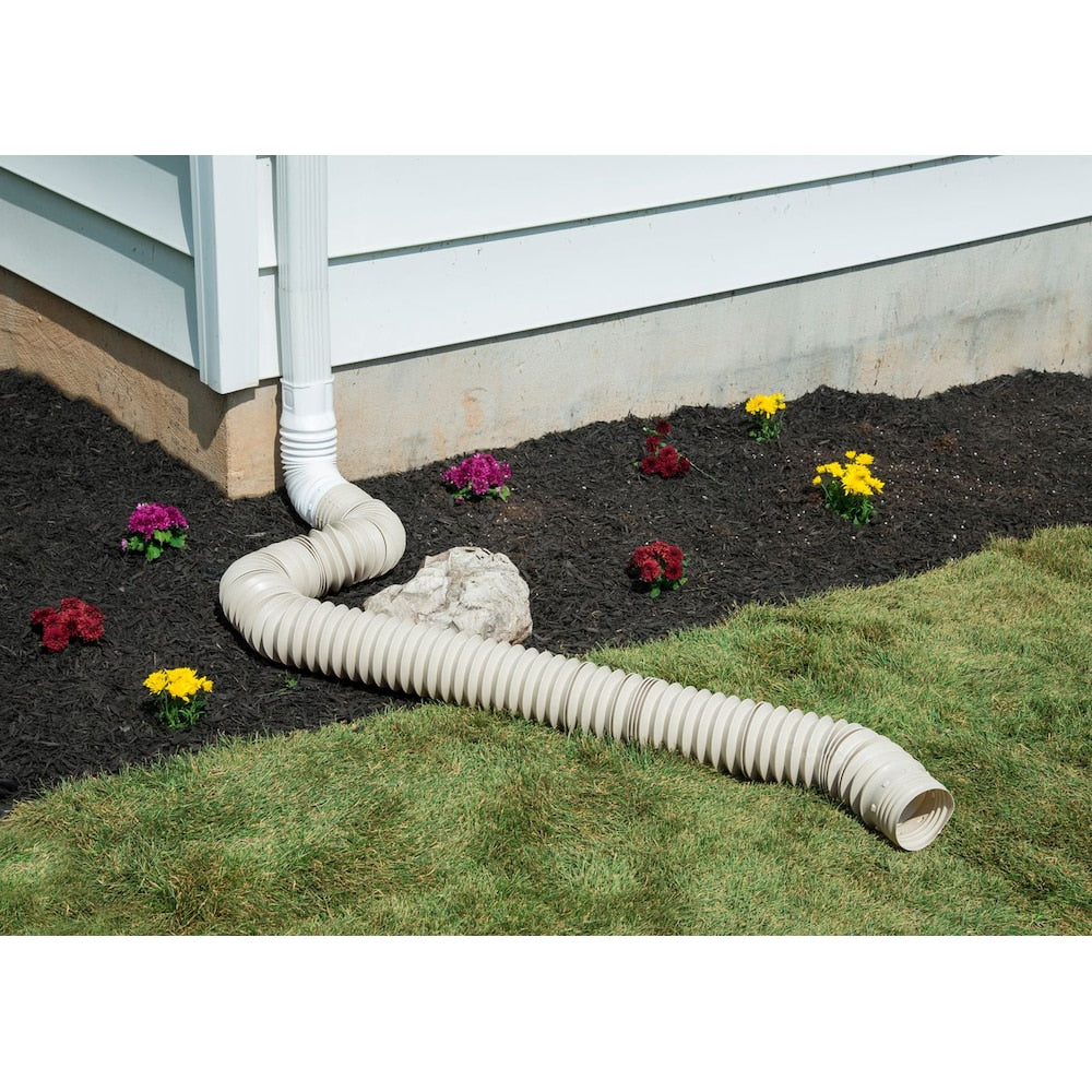 Downspout Adapter 3-In x 4-Inch White