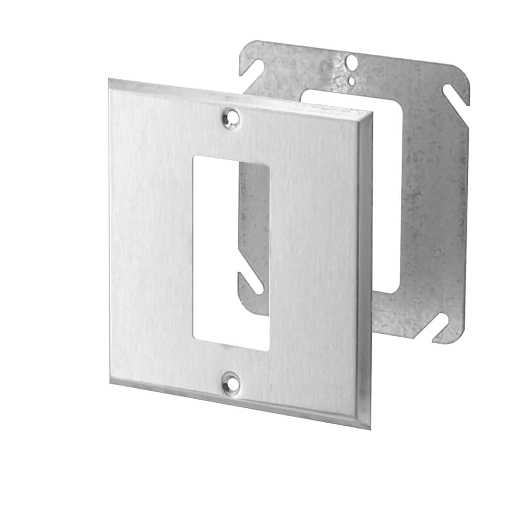 GFCI converting kit for 4 in. square box