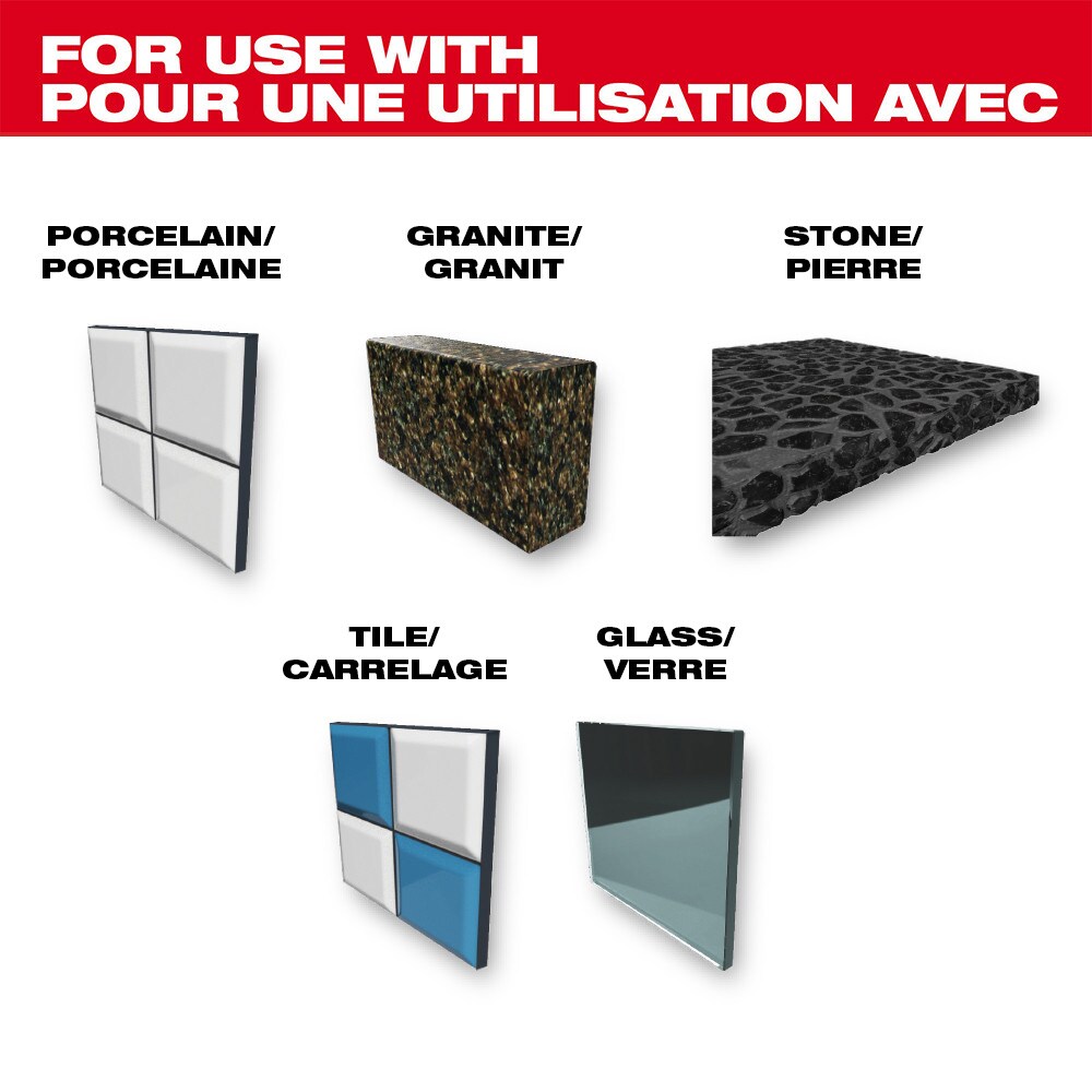 1/4-inch Diamond Plus Hole Saw w/ Arbor