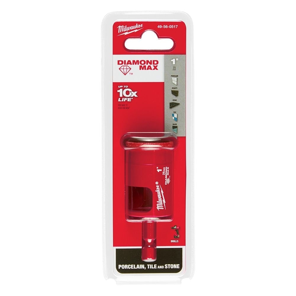 1-inch Diamond Plus Hole Saw w/ Arbor