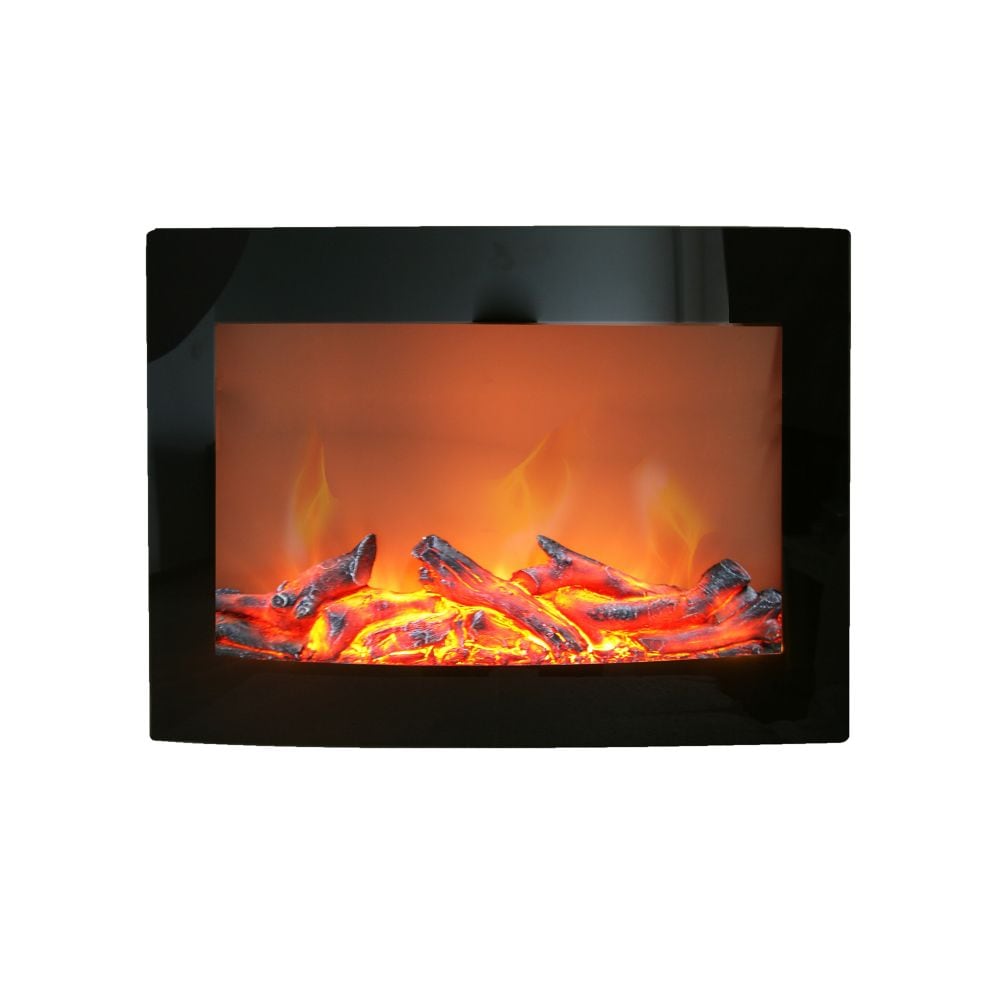 Daniel 24-inch Wall-Mount Electric Fireplace