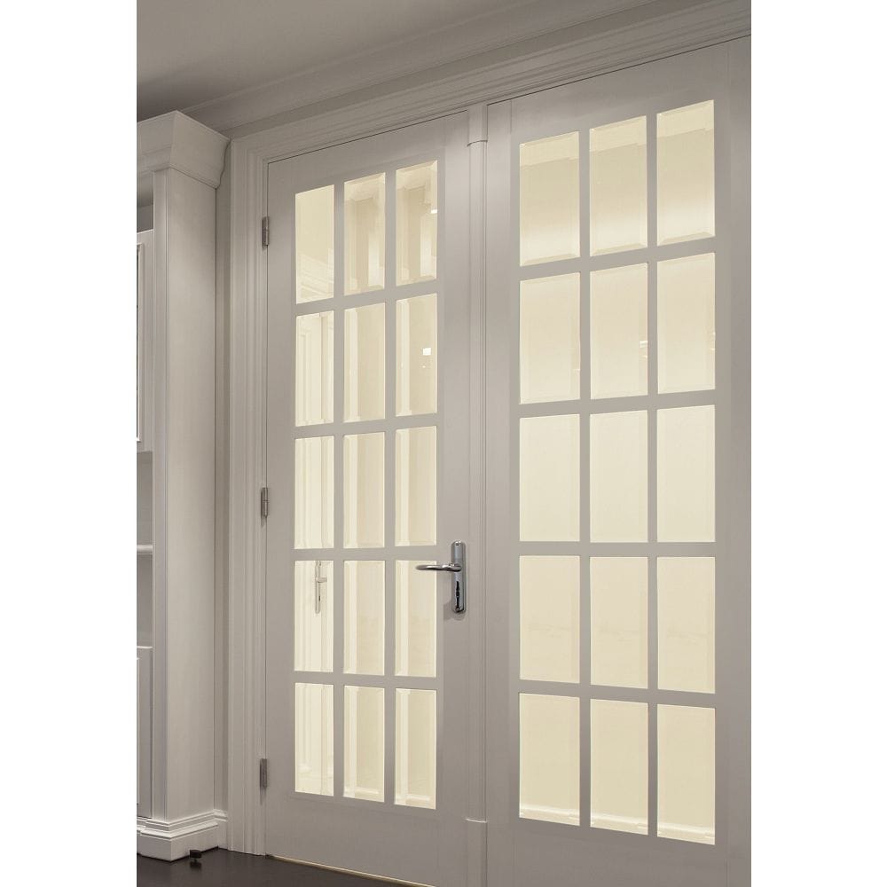 9/16-inch x 4 5/8-inch Pre-machined Finger Jointed Pine Double Door Frame Set