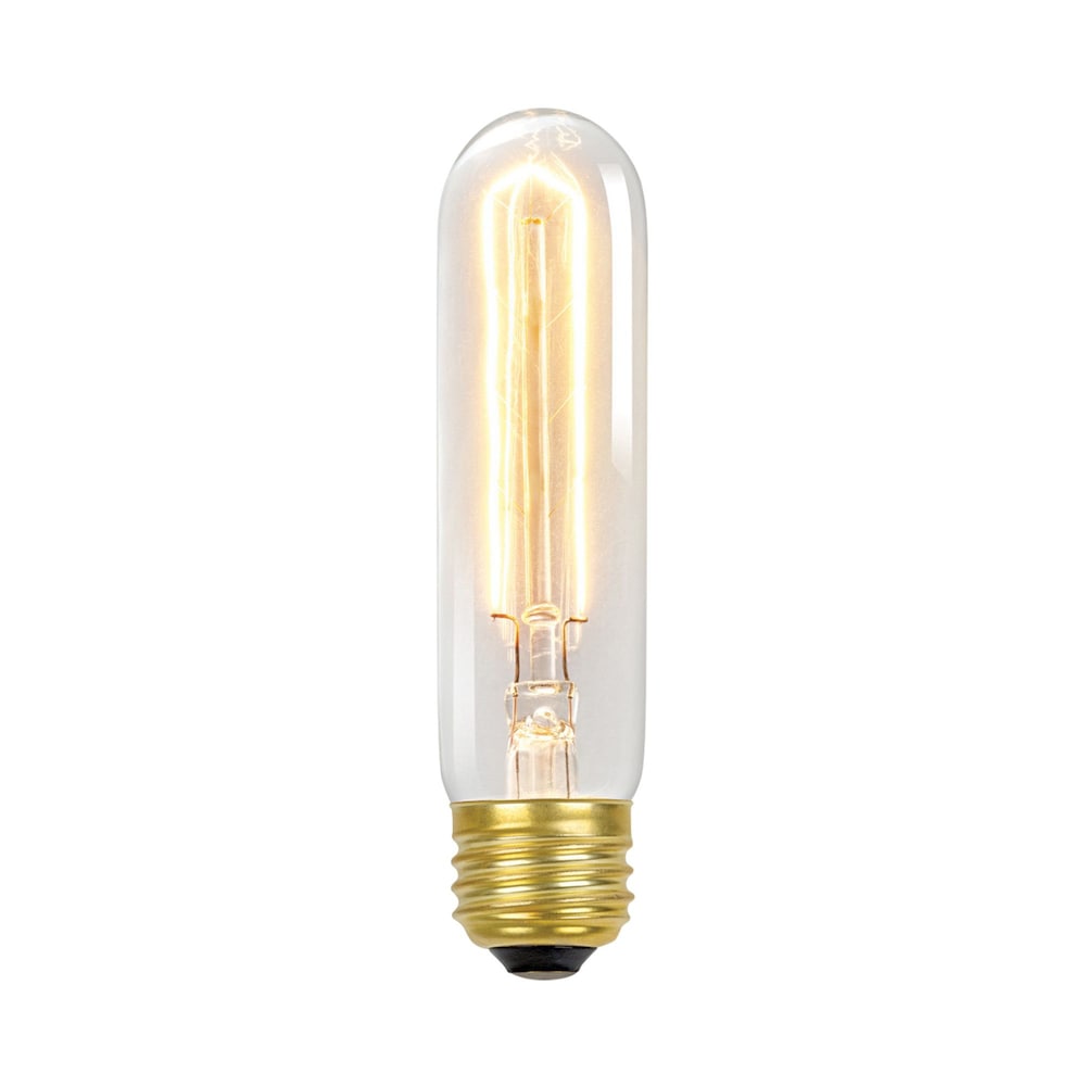 60 Watt Incandescent E26 Base T10 Edison Vintage Radio Tube Filament Light Bulb