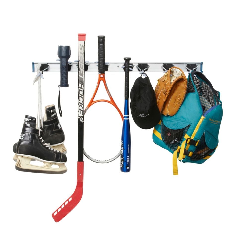 36-in Aluminum Clamp Wall Rack Organizer, 1pc