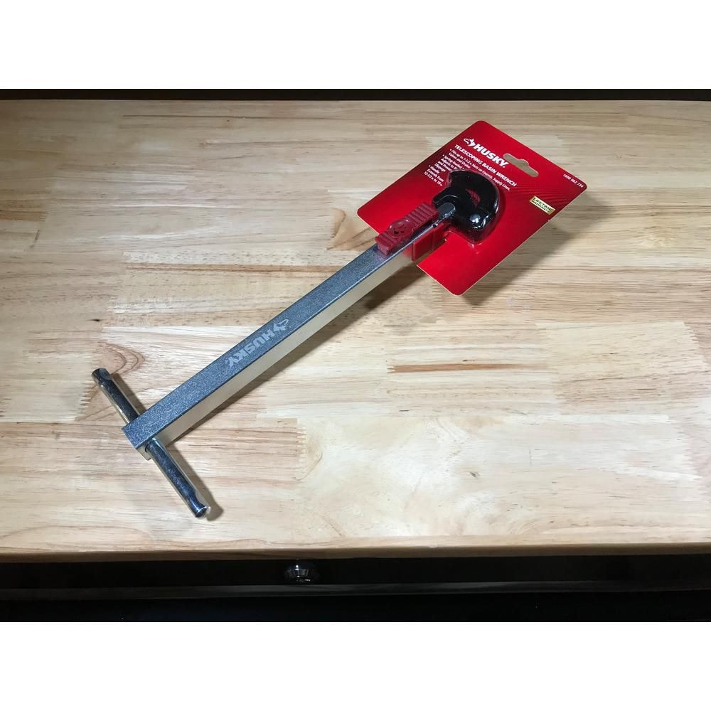 1-1/4-inch Quick-Release Telescoping Basin Wrench