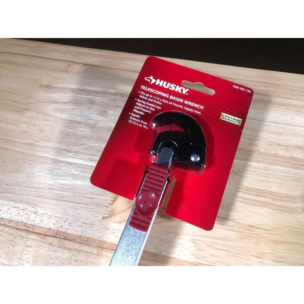 1-1/4-inch Quick-Release Telescoping Basin Wrench