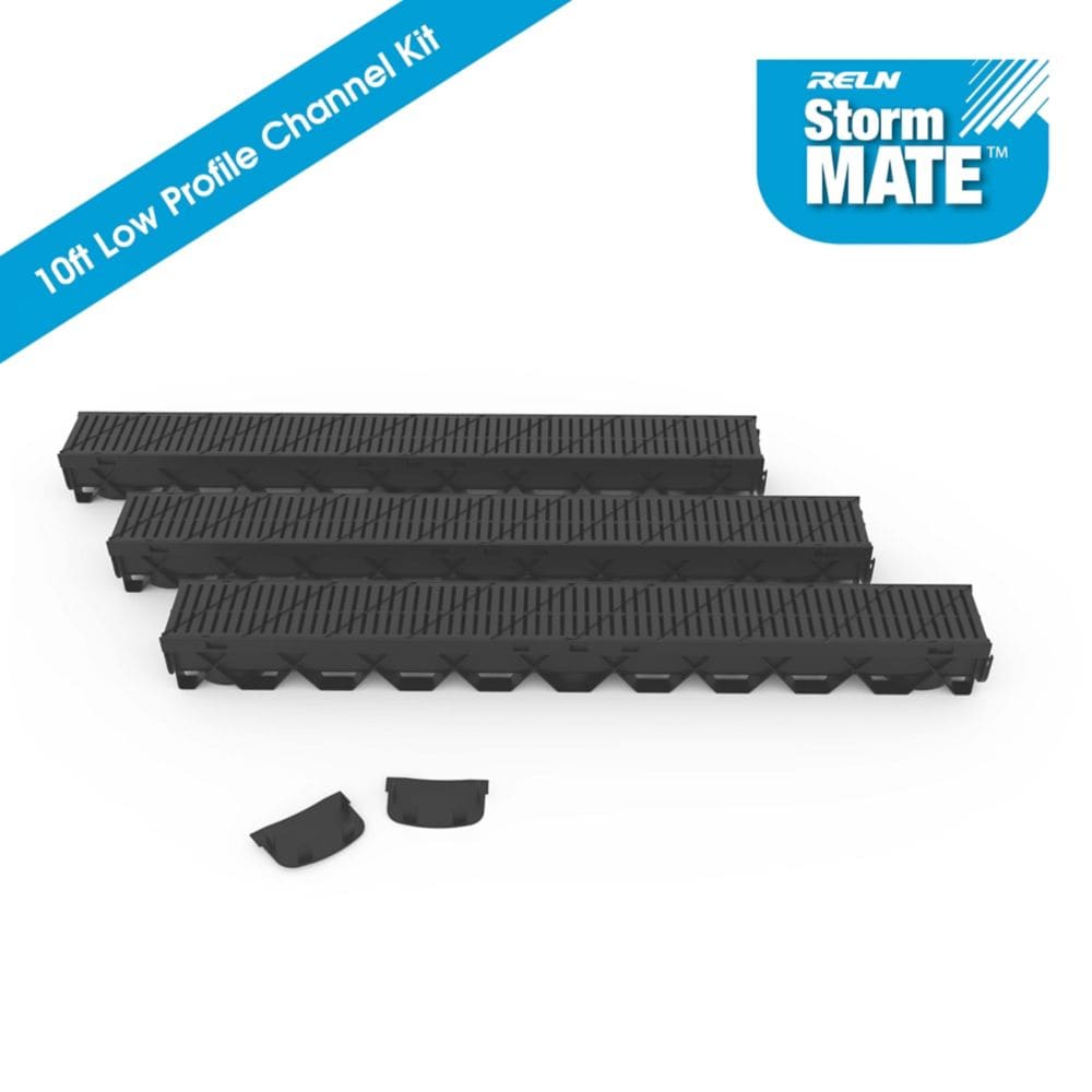 Kit de drainage de canal à profil bas Storm Mate 3 pièces